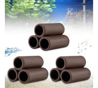 BAIFULAI Nascondiglio in ceramica, 3 pezzi per acquario, accessori per serbatoio di pesce, grotta di gamberetti a casa