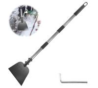 BAIFULAI Pala per la pulizia del giardino, 140 cm, in acciaio al manganese, per la rimozione delle erbacce, per la neve, l'erba, il muschio, le piante fertilizzanti