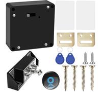 BAIFULAI Serratura intelligente per armadio, Smart Lock, apertura elettronica per carte RFID, serratura invisibile, sensore di scheda IC cassetto per fabbriche, librerie di sauna e uffici armadietto