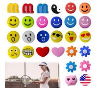 BAIFULAI Set di 28 racchette da tennis, ammortizzatori in silicone, per racchetta da tennis, accessori da tennis, racchetta da tennis, accessori per racchetta da tennis, accessori per racchetta da