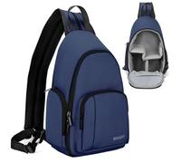 BAIGIO Zaino Fotografico Multifunzionale, Borsa a Tracolla per Fotocamera, Borsa per Reflex, Zaino Impermeabile per Fotocamera, Borsa per Obiettivo Canon Sony Nikon SLR DSLR