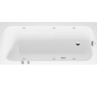 Baignoire balnéo Duravit Collection One, version à encastrer, simple dos, bâti-support, garniture de vidage et de trop-plein, système Jet, 1700x750mm, 760612000JS1000, 760612000JS1000
