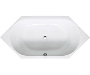 Baignoires Duravit D-Code, 1900x900mm, hexagonales, à encastrer, 140 Betteres, double dos inclinés, blanc brillant, 700138000000000, 700138000000000