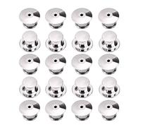 BaiJ Chiusure a Farfalla con Spilla, 20 Pezzi Ferma Spille Chiusure a Farfalla con Spilla per Libri Targhette con Nome Ganci Artigianato Fai-Da-Te Non Sono Necessari Attrezzi