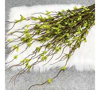 baijiexun 6 rami di salice artificiali per vaso alto 111 cm finti alti steli verdi fiori artificiali piante per vasi decorazione casa matrimonio