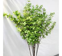 baijiexun 6 steli artificiali vegetazione per composizioni floreali, 78,7 cm, finti rami con foglie realistiche piante verdi per vaso, casa, ufficio, matrimonio, decorazione fai da te
