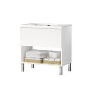 Baikal Gap, Melamina, Bianco, 80 cm