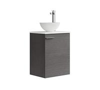 Baikal Mini, Legno Ceramica Melamina 16 Metallo, Cenere, Una Puerta TF