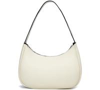 BAIKELI - Borse a tracolla a mezzaluna da donna, borsa hobo piccola, stile rétro e classico, borsa a spalla, Bianco panna., Small