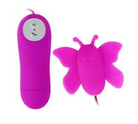 BAILE - LOVE EGGS STIMOLATORE CLITORIDE A FARFALLA 12 VELOCIT TELECOMANDO LILLA