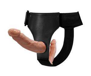 Baile Ultra Passionate Harness Dildos DOBLES con ARNÉS