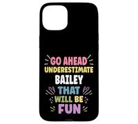 BAILEY Personalized Women's Gift Custom BAILEY Custodia per iPhone 15 Plus