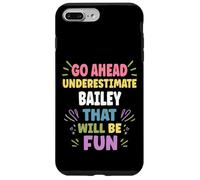 BAILEY Personalized Women's Gift Custom BAILEY Custodia per iPhone 7 Plus/8 Plus