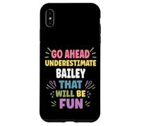BAILEY Personalized Women's Gift Custom BAILEY Custodia per iPhone XS Max