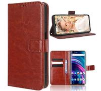 BAILI Cover per Motorola Moto G86 Power,Supporto Stand, Cover per Motorola Moto G86 Power Cellulare, Marrone