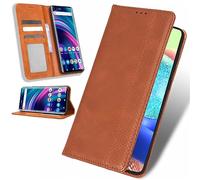 BAILI Cover per Motorola Moto G86 Power,Supporto Stand, Cover per Motorola Moto G86 Power Cellulare, Marrone