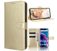 BAILI Cover per Motorola Moto G86 Power,Supporto Stand, Cover per Motorola Moto G86 Power Cellulare, Oro