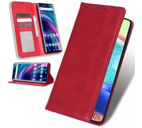 BAILI Cover per ZTE Nubia Z80 Ultra,Supporto Stand, Cover per ZTE Nubia Z80 Ultra Cellulare, Rosso