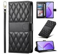 BAILI Custodia per Motorola Moto E13 2023 4G con porta carte di credito, Cover protettiva in pelle a libro per donna e uomo per Motorola Moto E13 2023 4G-Nero