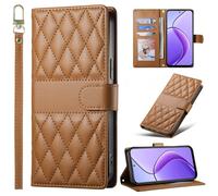 BAILI Custodia per NOKIA C12 Pro con porta carte di credito, Cover protettiva in pelle a libro per donna e uomo per NOKIA C12 Pro-Marrone