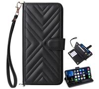 BAILI per itel Super 26 Ultra Custodia, Flip Wallet Cover in Pelle con 6 Slot per Carte Cavalletto Magnetica per itel Super 26 Ultra-Nero