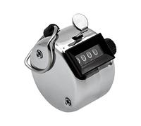 Bailinks Clicker contatore in metallo, contatore manuale a 4 cifre, per golf, sport, eventi scolastici