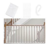 Bailinks Rete di Sicurezza per Bambini, 300 CM X 78 CM Balconi, Terrazze e Ringhiere per Scale per Bambini Bambini Animali Domestici