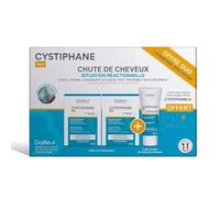 Bailleul Cystiphane Integratore Alimentare per Capelli con Shampoo, 240 Compresse e Shampoo 100ml, Trattamento Anticaduta Capelli, Formula Rinforzante, Bianco, per Adulti Unisex