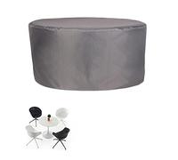 BAILR Copertura per Mobili da Giardino 185×110cm, Copertura Tavolo Rotondo Esterno, Copertura Impermeabile per Mobili da Giardino, 420D Oxford Esterno in Antivento e Anti-UV Impermeabile