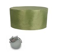 BAILR Coperture Rotonde per Mobili da Giardino 163×84cm, Coperture Protettive Durevoli Antipolvere Anti-UV Impermeabili con Fibbia Robusta, per Set da Pranzo All'aperto