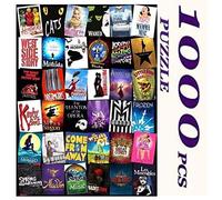 Baiman, 1000 puzzle personalizzati per teatro musicale Broadway, per adulti e ragazzi oltre i 12 anni, ideale per rilassarsi, decompressione e meditazione, regalo da 70 x 40 cm