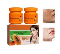 BAInuai Papaya Whitening Cream - Crema sbiancante per la pelle, crema sbiancante per il viso, crema da giorno e notte contro le lentiggini Armpit Whitening Cream, 2 pezzi