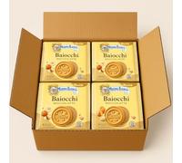 Baiocchi Nocciolatte - Biscotti con Crema al Latte e Nocciole - 4 Confezioni da 6 Porzioni - Senza Olio di Palma per Mulino Bianco