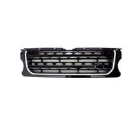 bairuibin Griglia Frontale per Auto per Discovery 4 LR4 2010-2013 L319,Griglia Paraurti Anteriore Griglia Radiatore Sportiva a Doppia Lamella,Accessori Esterni Auto,C-Black Silver