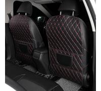 bairuibin Protezione Sedile Auto 2 Pezzi per Toyo-Ta Supra 2019-2025 A40 A50 A60 A70 A80 A90,Impermeabile e Anti-Calcio,Coprisedile con Tasche Organizzatori per Auto,Protezione Schienale