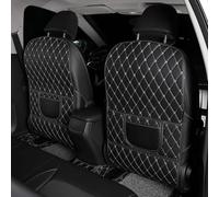 bairuibin Protezione Sedile Auto 2 Pezzi per Toyo-Ta Supra 2019-2025 A40 A50 A60 A70 A80 A90,Impermeabile e Anti-Calcio,Coprisedile con Tasche Organizzatori per Auto,Protezione Schienale