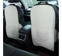 bairuibin Protezione Sedile Auto 2 Pezzi per Toyo-Ta Supra 2019-2025 A40 A50 A60 A70 A80 A90,Impermeabile e Anti-Calcio,Coprisedile con Tasche Organizzatori per Auto,Protezione Schienale