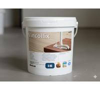 BAIRZONE VINCOLLIX 5Kg Colla Vinilica Professionale Pura | Adesivo Strutturale Potente per Legno, Falegnameria e Laminati | Massima Resistenza all'Umidità
