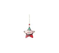 Baisacrafts decorazioni natalizie 5 pC Natale senza volto bambola pendente decorazione natale amore bambola ciondolo stella (colore: 1)