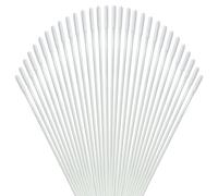 Baisdan 30 Pezzi Aste Flessibili, Bandiere di Culto da 88,9 cm Asta Pieghevole Flessibile per Culto e Danza di Lode Bandiera