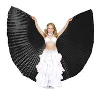 Baisdan Ali di Danza del Ventre per Bambini, Ali di Iside per Danza del Ventre, Carnevale, Halloween, Festa di Natale Nero