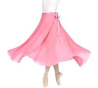 Baisdan Donne Lunghezza Chiffon Gonna Danza Classica Tango Moderno Sala da Ballo Gonna in Tulle