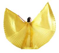 Baisdan Women's Professional Belly Dance Costume Angle Isis Wings No Stick