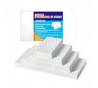 BAISENJIE Magic Sponges Confezione da 10 spugne in melamina in massa, densità 2X, lunga durata, spugna per la pulizia della cucina, bagno, vasca da bagno, lavandino, mobili, pulitore da parete