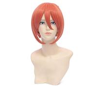 Baisheng Gintama Kagura 30cm Arancione Dritto Sintetico Completo Cosplay Parrucca Anime (30cm-arancia)