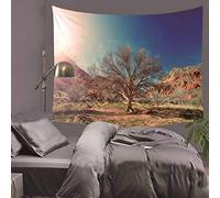 Baisheng Indiano Mandala Parete Appeso arazzo Hippie arazzi Letto copriletto, Foglio Spiaggia PIC-nic, tovaglia, Parete Decorativa appesa (Paesaggio naturale18-51x59 Inch/130x150 CM)