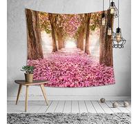 Baisheng Indiano Mandala Parete Appeso arazzo Hippie arazzi Letto copriletto, Foglio Spiaggia PIC-nic, Parete Decorativa appesa (Paesaggio Foresta Paesaggio 4-78 * 59Inch/200 * 150cm)