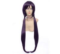 Baisheng lovelive nozomi tojo 100cm viola nero dritto lungo sintetico completo costume cosplay parrucca anime (100cm-Viola nero)
