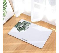 Baisheng Vintage National Style Serie Tappeto da Bagno Antiscivolo/Tappeto da Cucina/Tappetino per Camera da Letto Assorbente con Acqua ad Asciugatura Rapida (pianta 4-15.7x23.6pollice /40x60cm)