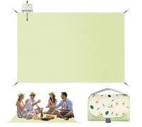 BAISHUWU Coperta da picnic per esterni 150 x 210 cm, coperta da picnic impermeabile, coperta da campeggio leggera, coperta da spiaggia pieghevole, coperta da campeggio lavabile, per picnic e spiagge